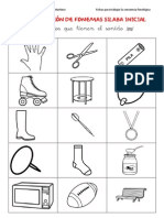 Identificacion de Fonemas en La Silaba Inicial 5 Fonema M Blanco y Negro