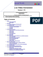 Notes On Video Conversion: Wey Technology Ag 1