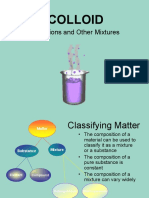 Colloid: Solutions and Other Mixtures