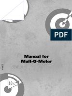 Manual For Mult-O-Meter