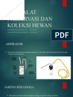 Alat Alat Preservasi Dan Koleksi Hewan