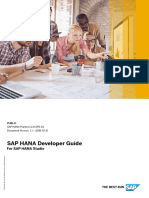 SAP HANA Developer Guide For SAP HANA Studio en