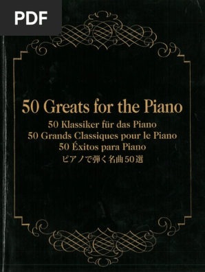 アート・デザイン・音楽 50 greats for the Piano 50 Greats For The Piano | PDF