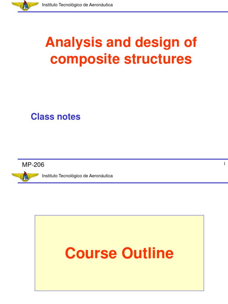 Composite Structures Analysis Notes | PDF | Composite Material | Vehicles