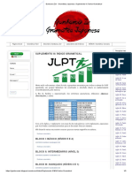 Ganbarou Ze! - Gramática Japonesa - Suplemento III - Índice Gramatical