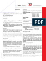 Fosroc Conbextra Cable Grout: Constructive Solutions