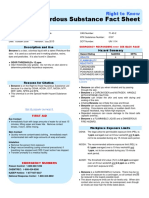 Hazardous Substance Fact Sheet: Right To Know