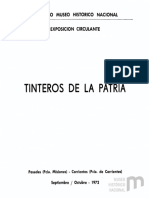 Catálogo Tinteros de la patria. Exposición circulante.