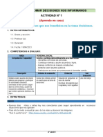 3° Grado - Actividad Del Dia 13 de Abril