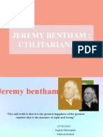 Jeremy Bentham's Utilitarianism Theory Explained