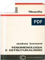 BONOMI, Andrea - Fenomenologia e Estruturalismo