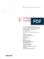 Lengua Castellana: Edición Anotada para El Profesorado