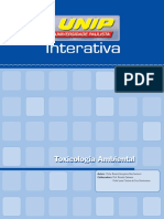Livro-Texto - Unidade I Toxicologia Ambiental