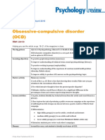 Obsessive-Compulsive Disorder (OCD) : Lesson Plan