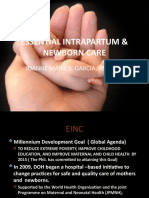 Essential Intrapartum & Newborn Care: Joanne Marie S. Garcia, RN, Man