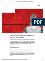 Cuentas Bots vs. Twitter, Guía para Principiantes.