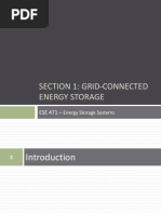 Section 1 Grid Connected Energy Storage