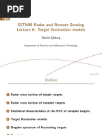 EITN90 Radar and Remote Sensing