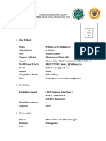 Formulir Pendaftaran Duta Psikologi