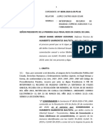 Recurso de Nulidad - Supresion Documento Publico - Primera Sala Penal Lima-Barrientos - 2021