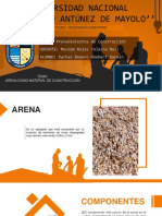 Arena Como Material de Construcción