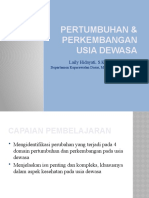 KDK - Pertumbuhan & Perkembangan Usia Dewasa - Laily H