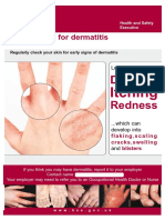 HSE Guide to Skin Checks for Early Dermatitis Signs