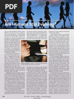 Are Humans Still Evolving?