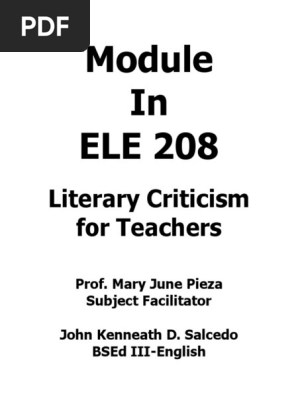 Literary Analysis