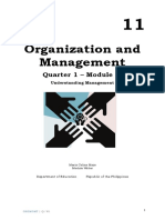 Organization and Management Week 1