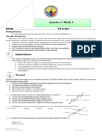 Quarter 4 Week 4: NAME: - YR & SEC: - Competency: To The Learners