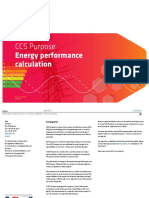 CCS Purpose for Energy Performance Calculations