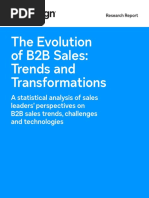 The Evolution of B2B Sales: Trends and Transformations