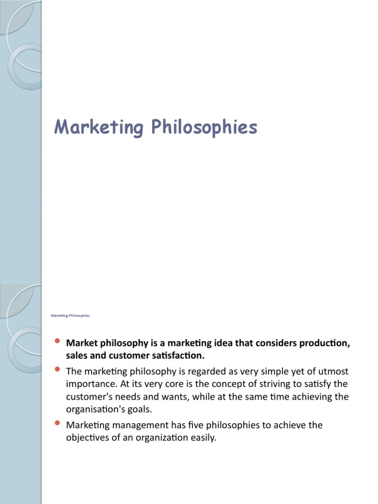 Marketing Concepts Pdf Marketing Sales
