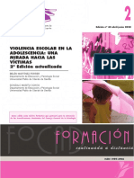 FOCAD - Violencia Escolar en La Adolescencia Una Mirada Hacia Las Víctimas