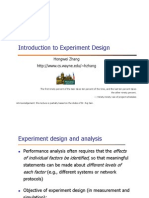 4 - Introduction To Experimental Design