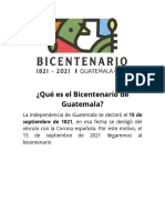 Qué Es El Bicentenario de Guatemala