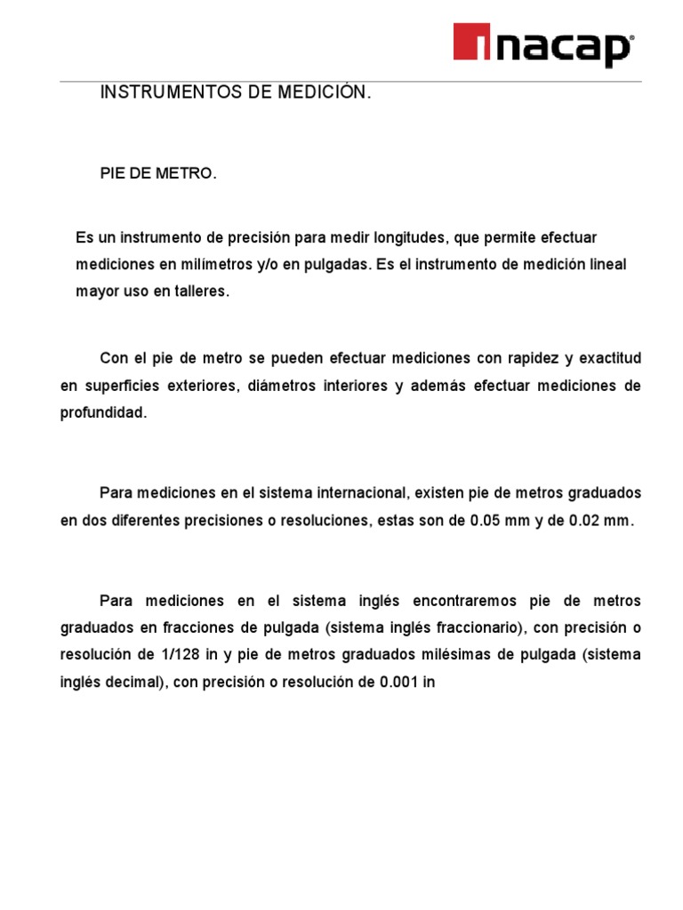Pie De Metro Longitud Instrumento De Medicion