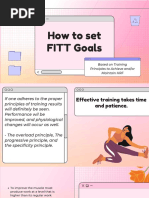 How To Set FITT Goals