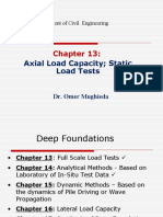 Chapter 13 Axial Load Capacity Static Load Tests-CIV421