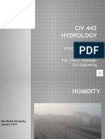 CIV 442 Hydrology: Lecture 3B: Hydro-Meteorology