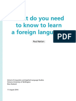 How to Learn Foreign Language