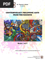 Contemporary Philippine Arts From The Regions: Module 1 and 2