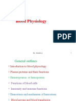 Blood Physiology: By:-Demeke A. 1