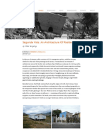 Segunda Vida - An Architecture of Resilience - Scenario Journal