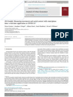 Measuring Movement and Social Contact With Smartphone Data - A Real-Time Application To COVID-19