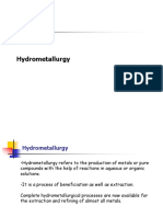 MME 351 Hydrometallurgy