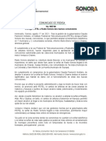 17-08-21 Entrega IFETEL A Radio Sonora Dos Nuevas Concesiones