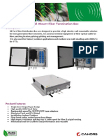 48 Port Wall-Mount Fiber Termination Box: Description