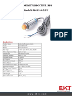 Proximity Inductive 18by Model:LJ18A3-8-Z/BY: WWW - Ekt